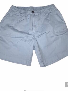 chubbies Pale Blue Flat Front Elastic-Waist Shorts